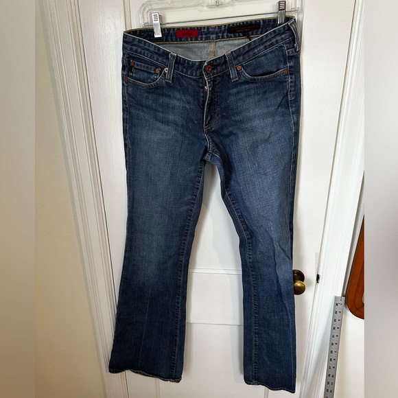 Ag Adriano Goldschmied Denim - Ag Adriano Goldschmied Blue Boot Cut Jeans with Stretch